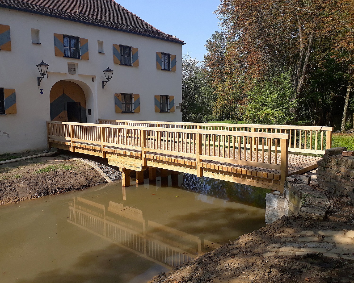 Eichenbrücke in Schambach